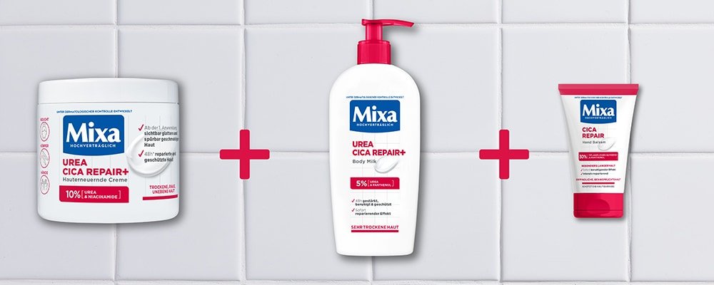 Urea Cica Produktlinien von Mixa